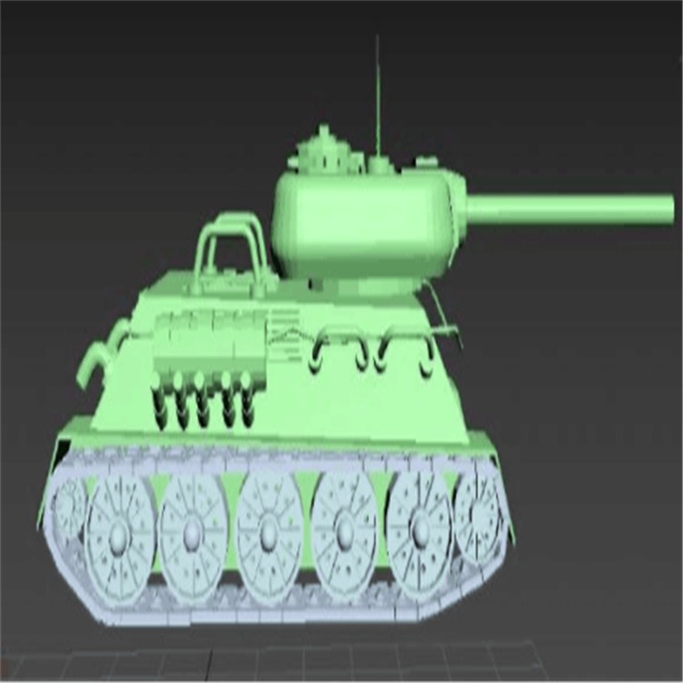 石泉充气军用坦克模型